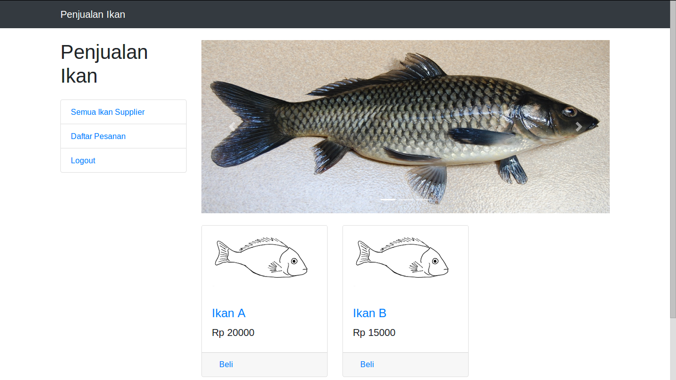 Download e commerce penjualan ikan dengan codeigniter