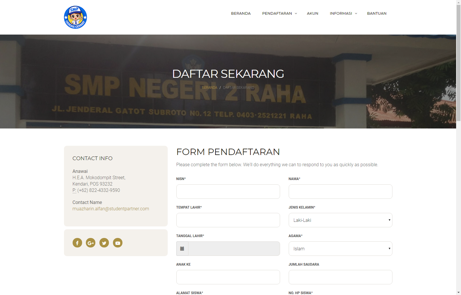 Download aplikasi sistem informasi pendaftaran murid baru berbasis web