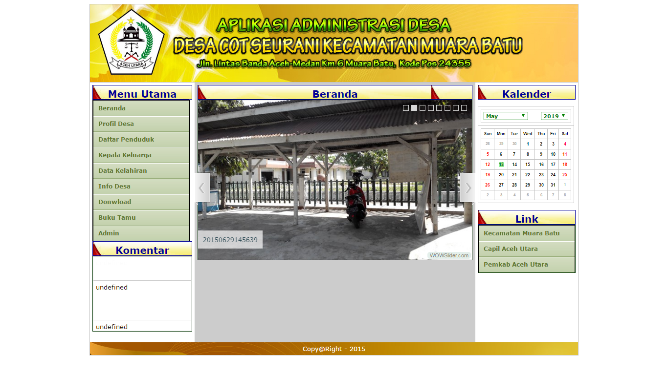 Download aplikasi sistem informasi administrasi desa berbasis web