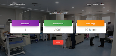 Source Code Aplikasi Manajemen Antrian Klinik Kesehatan