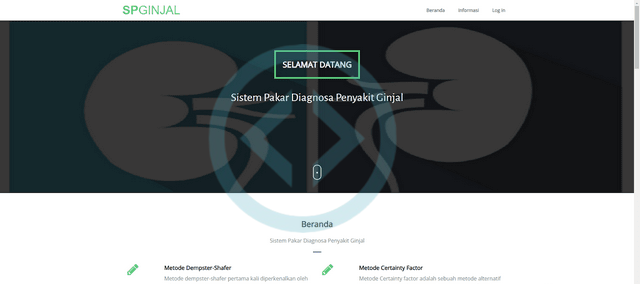 Source Code Sistem Pakar Diagnosa Penyakit Ginjal