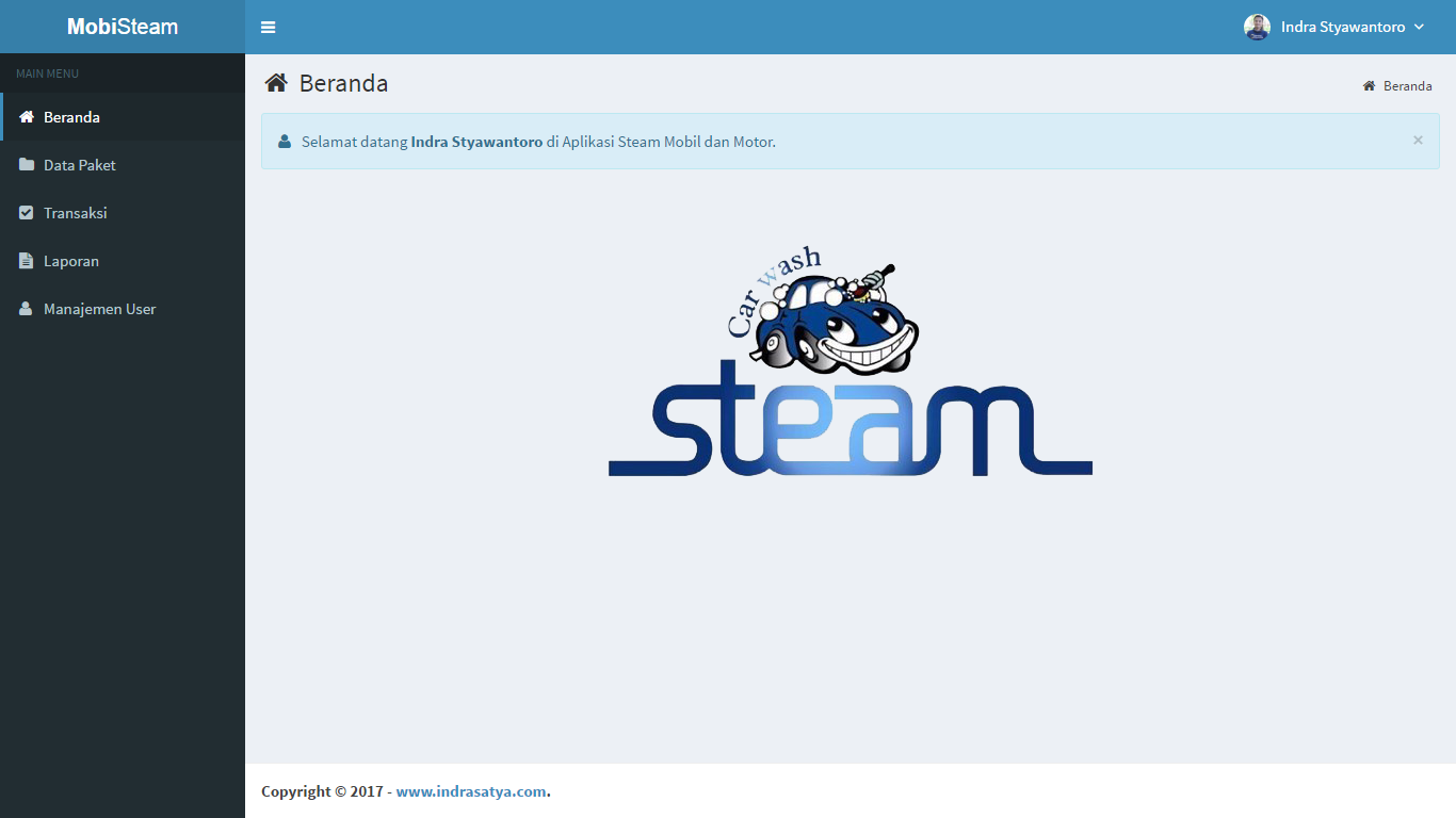 Download aplikasi steam mobil berbasis web