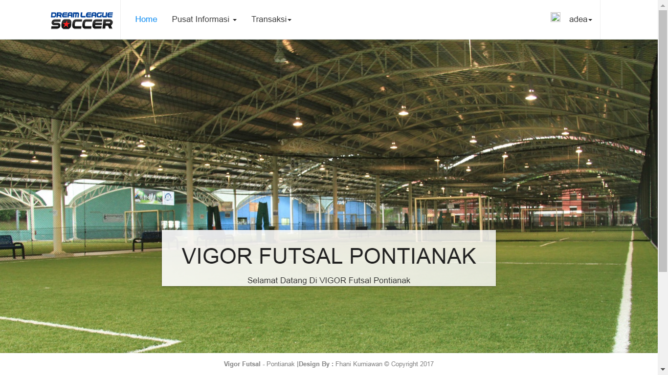 Download aplikasi sistem booking lapangan futsal versi terbaru berbasis web